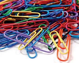 Paper Clips, 31mm, Pack of 100, Coloured