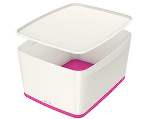 Leitz MyBox Large with Lid, Pink