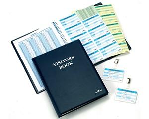 Visitors Book, Badge Format, 100 Entries