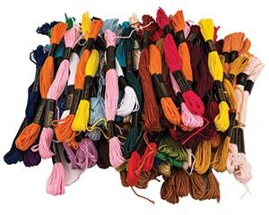Stranded Cotton, Assorted Colours, Pack of 100
