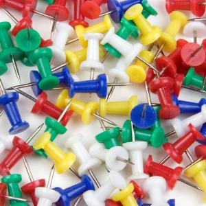 Push Pins, Pack of 200, Assorted Colours