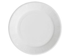 Paper Plates, White, Pack of 100, 17cm