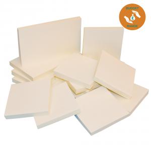 Sticky Note Pads, 100 sheets, 74x74mm, Pack of 12