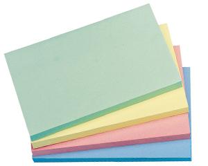 Sticky Notes, 75mm x 125mm, Pack of 12, Rainbow Colours
