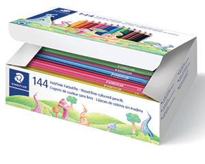 Staedtler Plastic Colouring Pencils, Classpack of 144