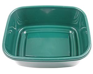Washing Up Bowl,  Rectangular, 375x250mm, Green