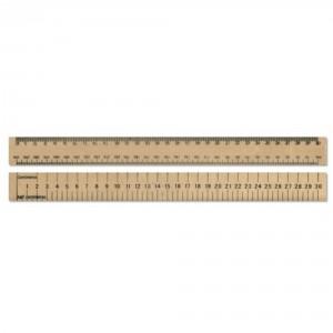Ruler, Polished Wood , 30cm