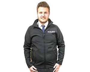 Regatta Uproar Softshell Jacket, ERYC Logo, Black, Medium