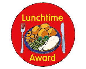Lunchtime Award Stickers, 37mm, Sheet of 35