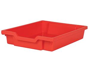 Tray, Single Depth, 427x312x75mm, Red