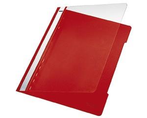 Folders, Clear View, Red