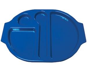 Tray, Large Meal, 38 x 28cm, Blue