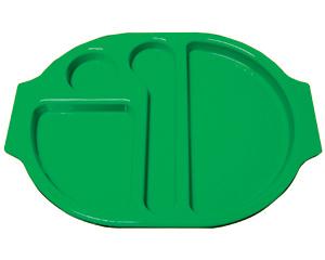 Tray, Large Meal, 38 x 28cm, Green
