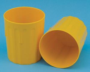 Tumbler, 220ml Polycarbonate, Yellow, Pack of 10