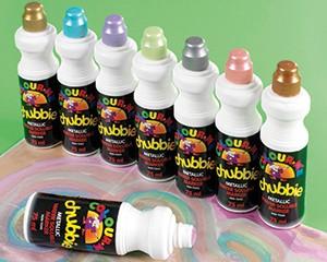 Chubbi Paint Dabbers, Pearl, Pack of 8