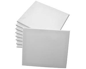 Stretched Canvas, Large, 405x610mm, White