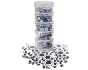 Wiggly Eyes, Stacks, Pack of 560