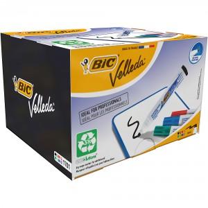 Bic Velleda Ecolutions Whiteboard Marker Pack of 48 Assorted