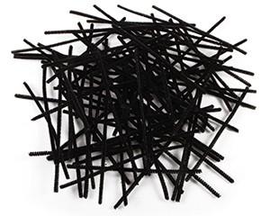 Pipe Cleaners, Pack of 50, Small, Black