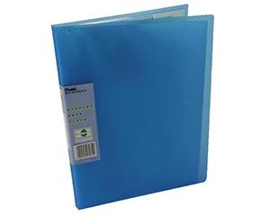 Display Book, A4, 30 Pockets, Vivid Blue