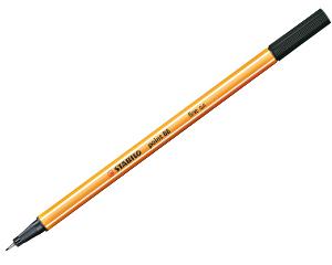 STABILO Point 88 Fineliner Pen, Pack of 10, Black 