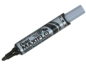 Maxiflo Liquid Ink Marker, Bullet, Pack of 12, Black, Medium