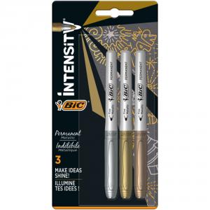 BiC Metallic Markers, Pack of 3