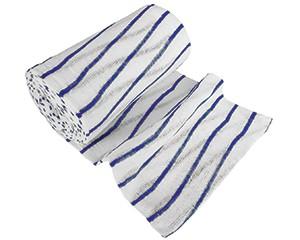 Cloths, Striped Colour Coded, Blue, Pack of 10