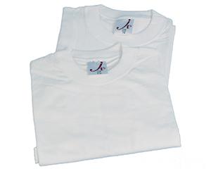 T-Shirt, White Cotton, 5-6 years