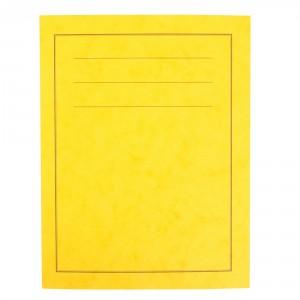 Exercise Books, A4+, 80 Pages, Pack of 50, Ruled 10mm Squared, Yellow Covers