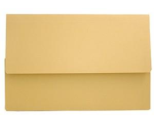 Wallet Files, Foolscap, Pack of 50, Yellow