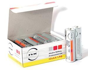 Batteries, Pack of 10, Size AA Alkaline