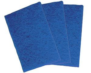 Scouring Pads, 23x15cm, Pack of 10, Blue