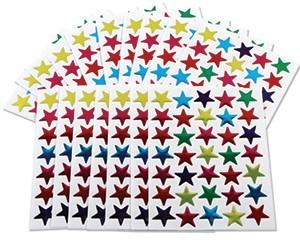 Peel and Stick Stars, Pack of 700, Coloured