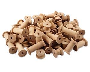 Wooden Spools, Pack of 60