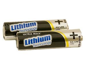 LITHIUM BATTERY, SIZE AA, 1.5V
