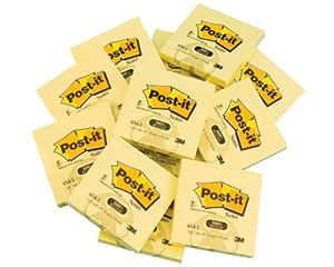 Post-it Notes, Recycled, Pack of 12