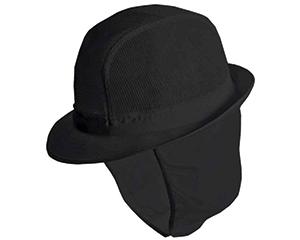 Trilby Hat, with Snood, Black, Small