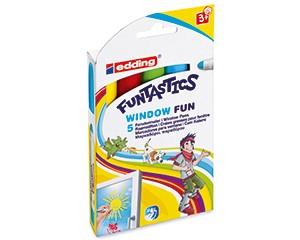 edding Funtastics Window Fun, Pack of 5