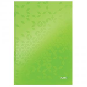 Leitz WOW Notebook A4 ruled with Hardcover, Green