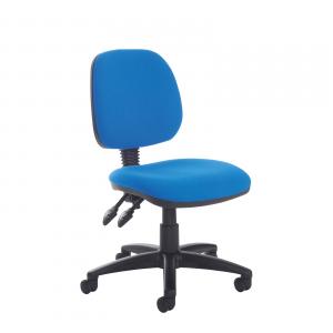 Medium Back Operator Chair with No Arms, Blue