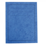 Exercise Books, A4, 80 Pages, Pack of 50, Ruled 8mm Feint and Margin, Blue Covers