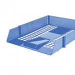 Letter Tray, Stackable, Blue, A4abc