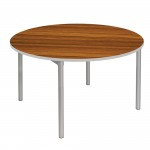 Gopak Enviro Table, 1200mm Round, 640mm, Teakabc