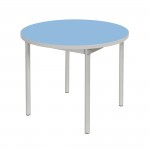 Gopak Enviro Table, Round, 900mm Dia x 710mm, Pastel Blueabc