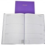 Education Year Diary, A4, Week to View, 2023-2024, Purpleabc