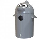 Recycling/Litter Bin, DolphinBuddy, 55 litres