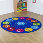 Emotions Circular Placement Carpet, 2000 x 2000mmabc