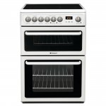 60cm Double Fan Oven Electric Cooker with Ceramic Hobabc