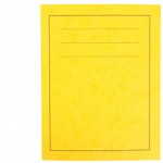 Exercise Books, A4, 80 Pages, Pack of 50, Ruled 15mm Feint, Yellow Coversabc